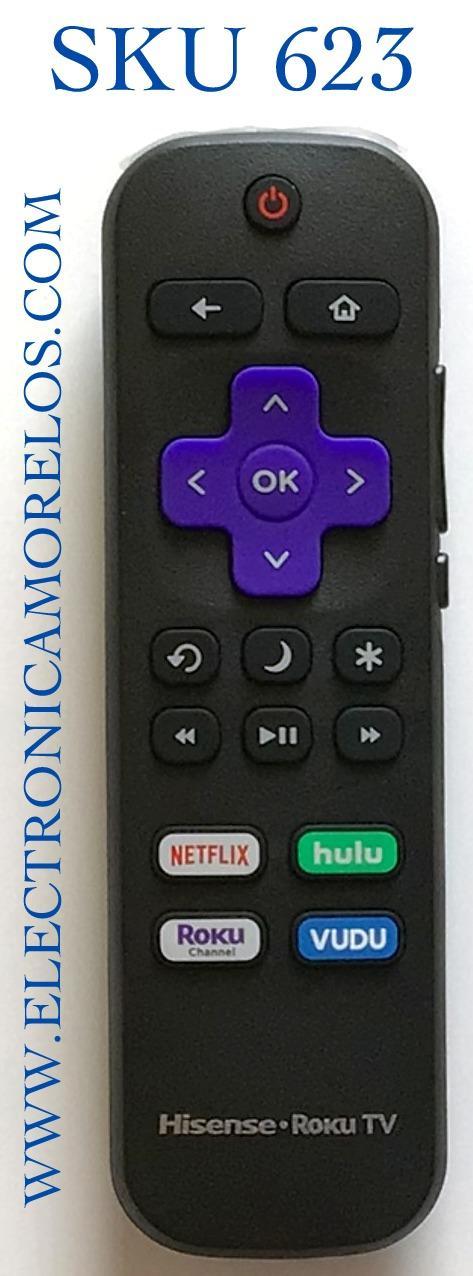 CONTROL REMOTO ORIGINAL NUEVO  PARA TV HISENSE SMART TV / NUMERO DE PARTE / MODELOS 50R7E / 43H4040E / 32H4050E / 40H4040E / 55R6E / 70R6270F / 60R6E / 65R6E